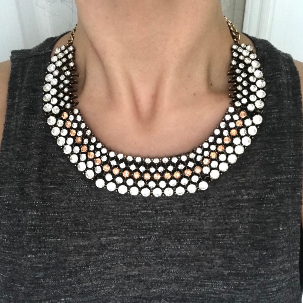 Luxury Crystal Choker Collar Necklace